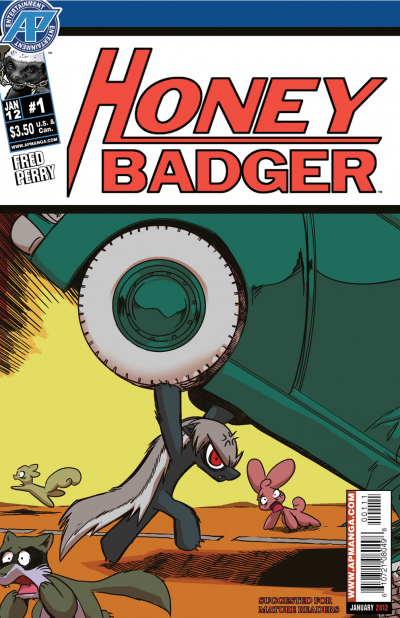Cover of Honeybadger Adventures #1