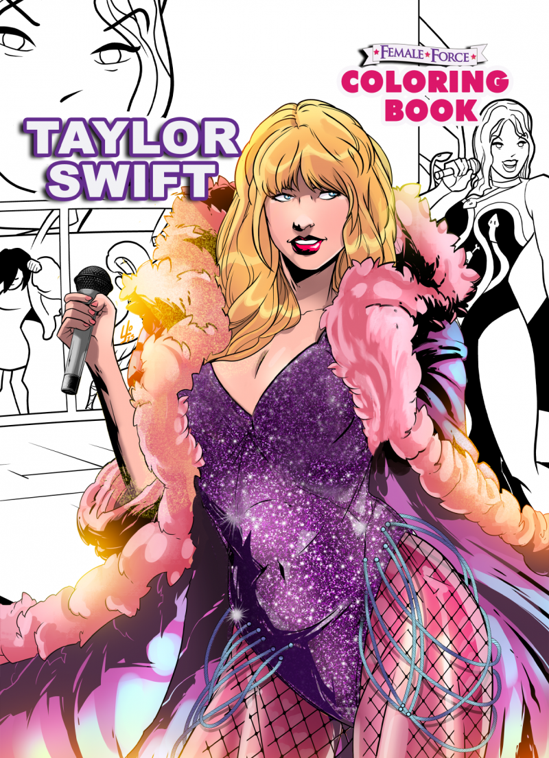 Female Force: Taylor Swift Color Book