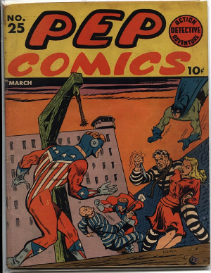 Cover of Pep Comics #25