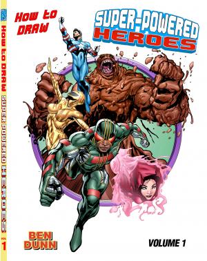 Cover of How To Draw Super-Powered Heroes #1: How to Draw Super-Powered Heroes