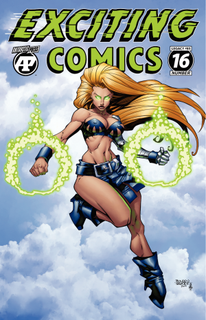 Cover of Exciting Comics #16