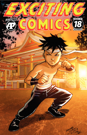Cover of Exciting Comics #18