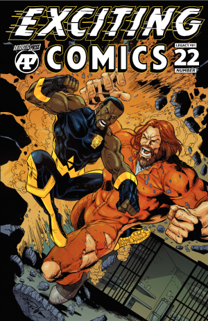 Cover of Exciting Comics #22