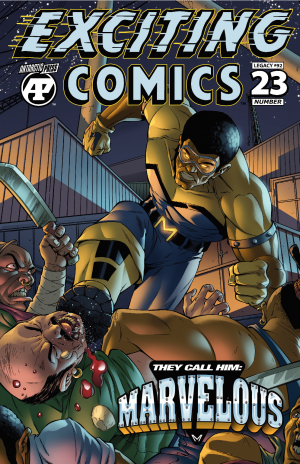 Cover of Exciting Comics #23