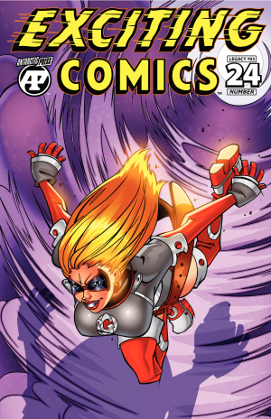 Cover of Exciting Comics #24