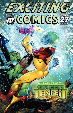 Cover of Exciting Comics #27