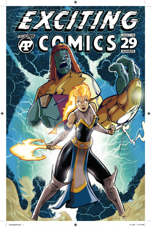 Cover of Exciting Comics #29