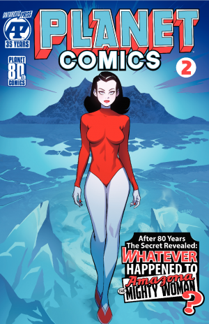 Cover of Planet Comics #2