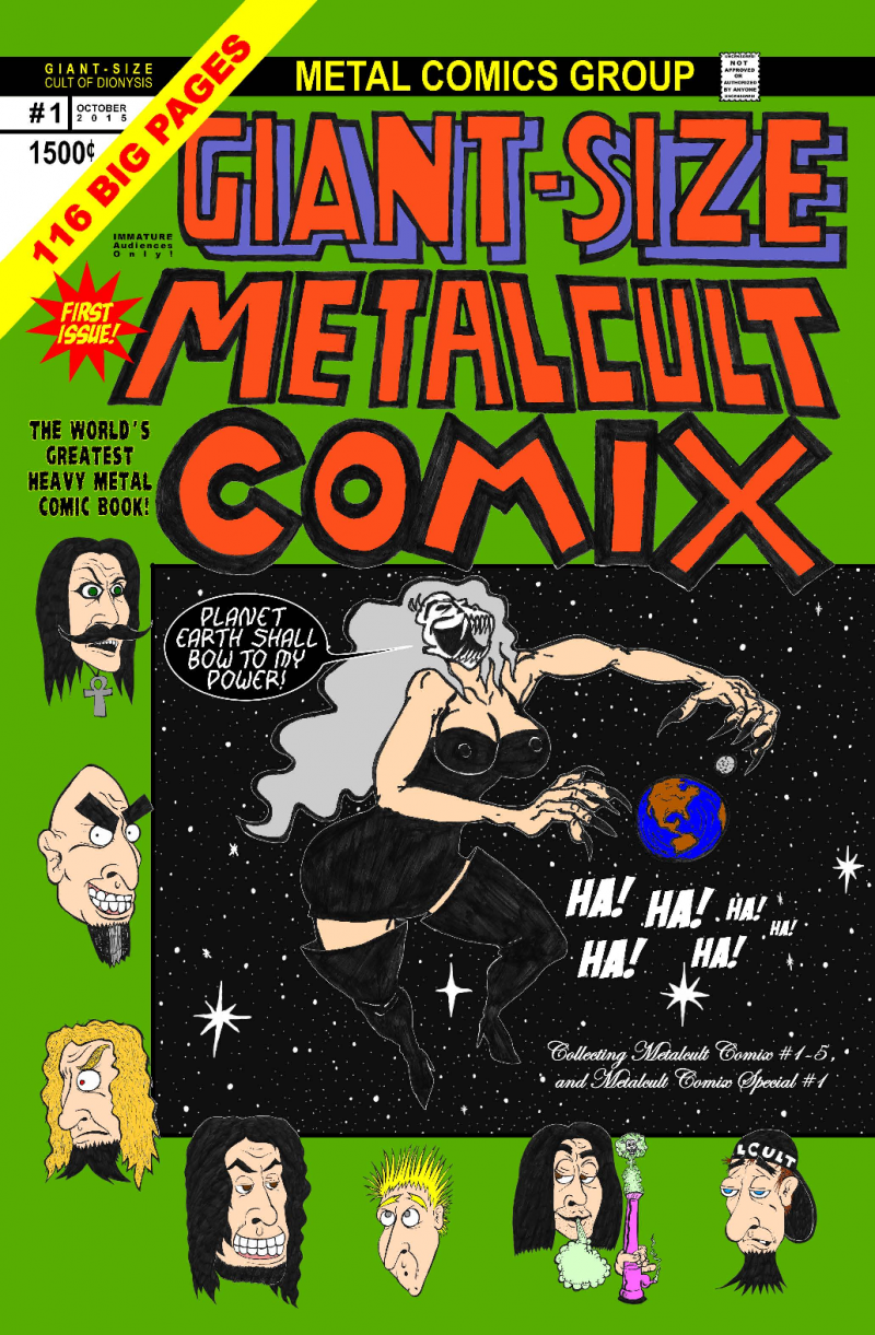 Giant-Size Metalcult Comix #1: An Omnibus Of The World's Greatest Heavy Metal Comic Book