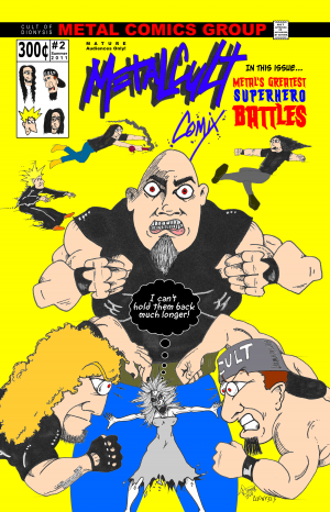 Metalcult Comix #2: Metal\'s Greatest Superhero Battles