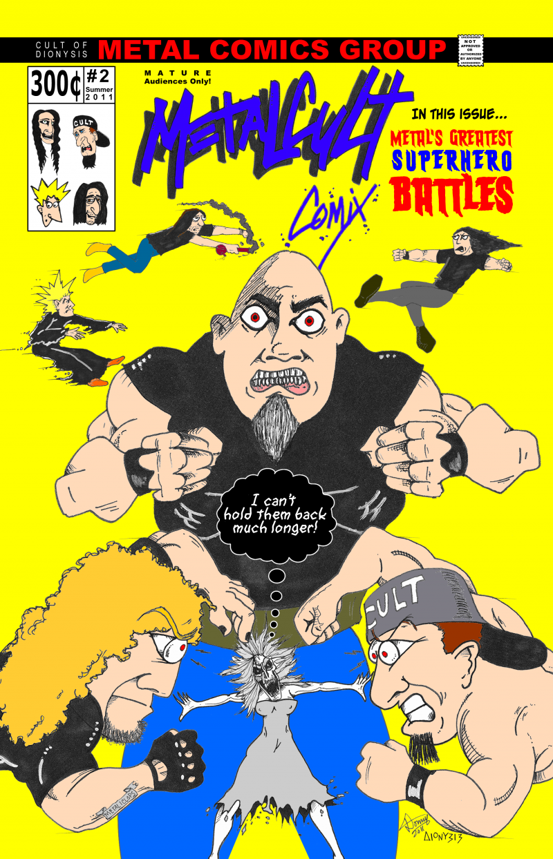 Metalcult Comix #2: Metal's Greatest Superhero Battles
