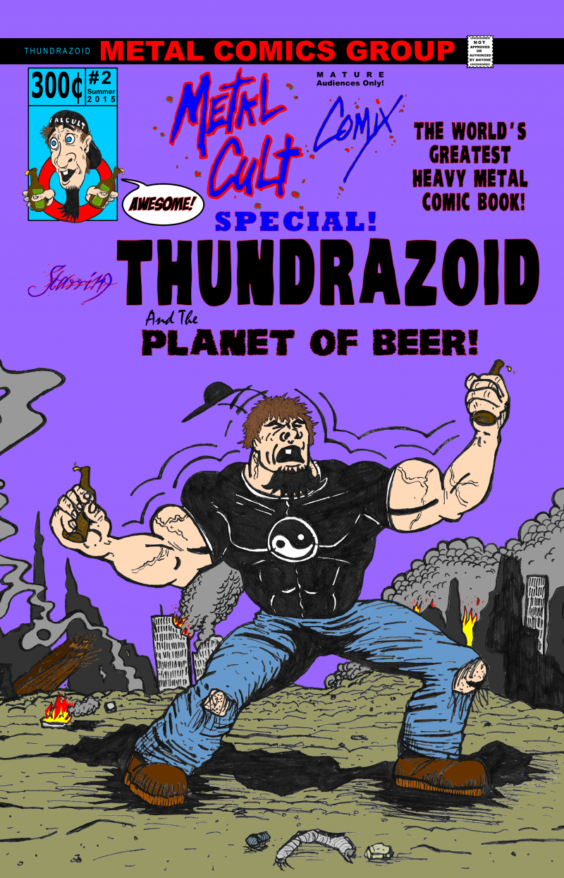 Metalcult Comix Special #2: Thundrazoid And The Planet Of Beer!