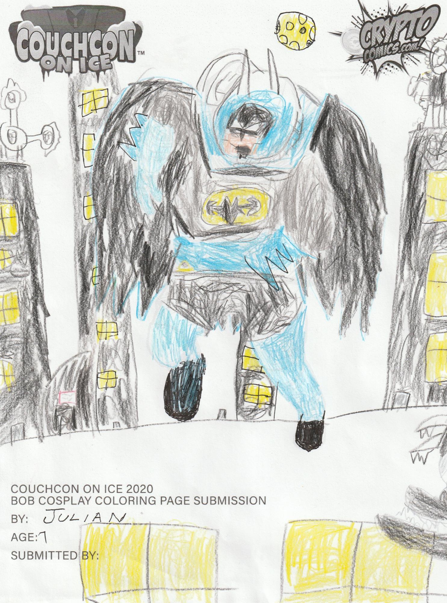 CouchCon Bob Cosplay Competition Batman Bob