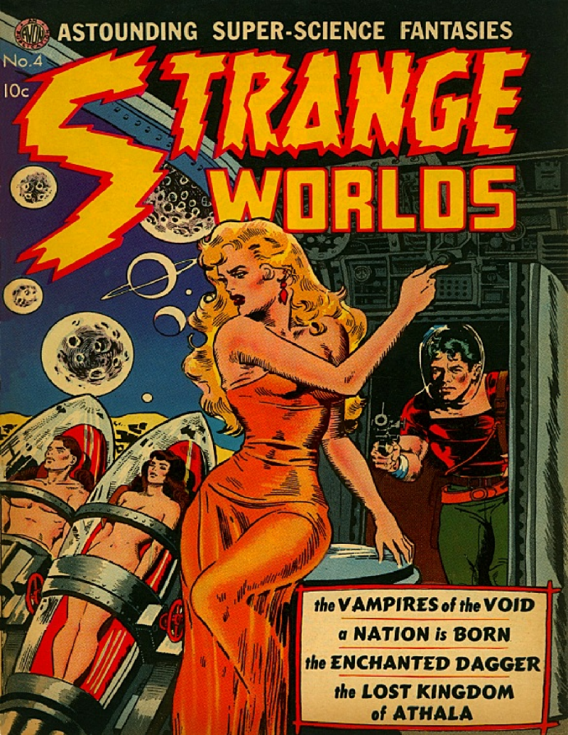 Strange Worlds Sci Fi comics