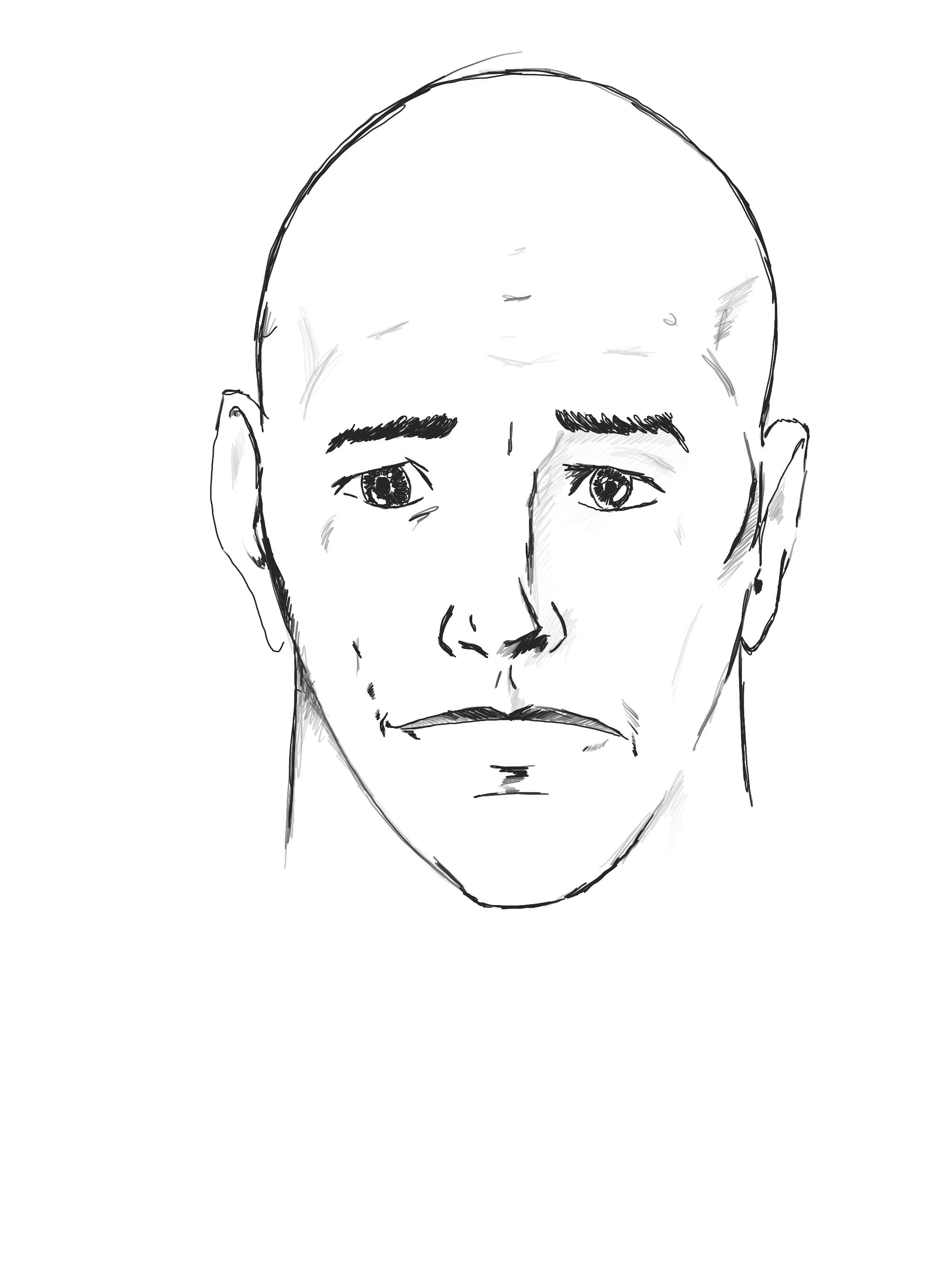 How to draw the Human Face Finished