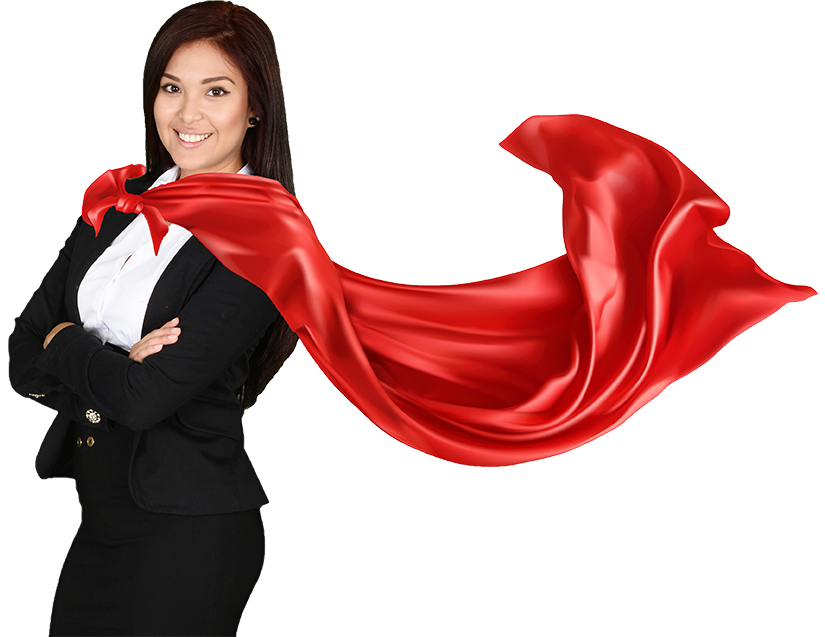 image used for editorial use only. Lady with a cape