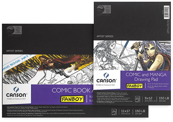 Canson Comic Pad Used for used for Editorial Purposes only