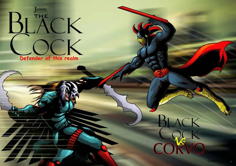 Image used for Editorial Purposes only.  Black Cock Comic